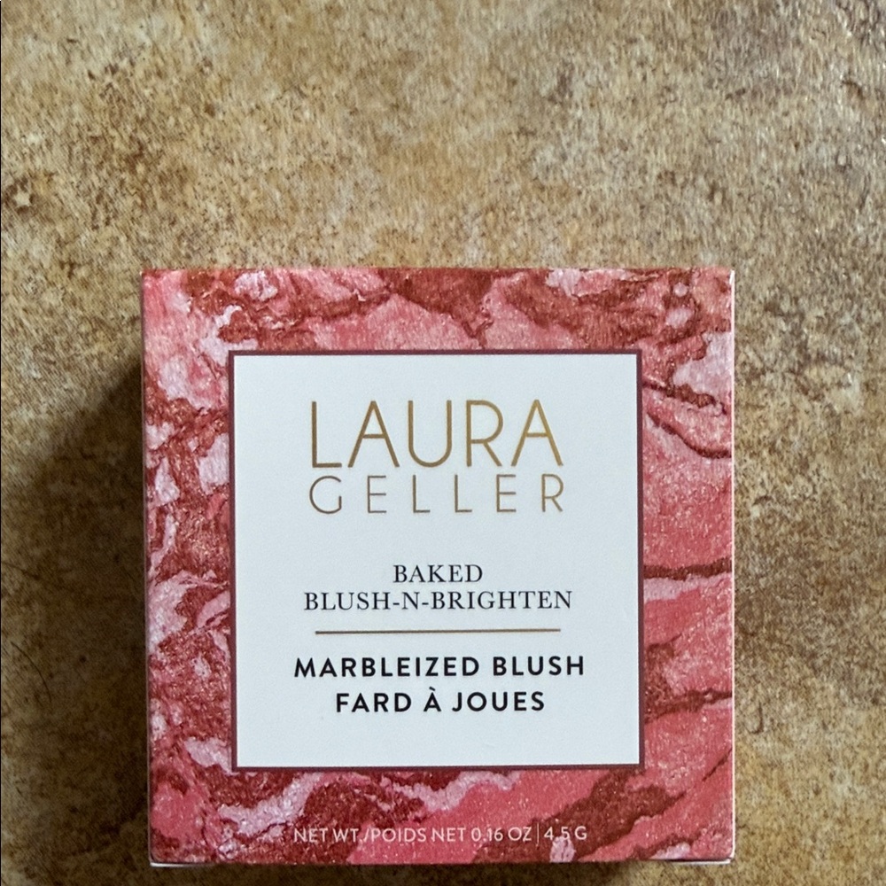 Laura Geller Baked Blush-N-Brighten in Marbleized Pink